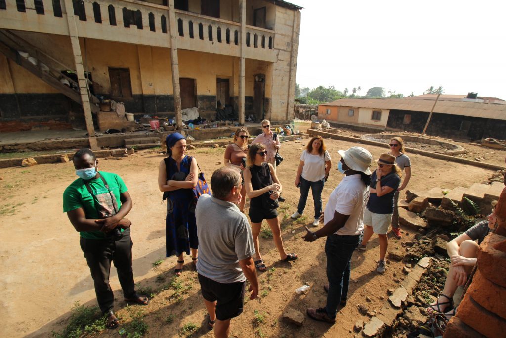 Discussing colonial archaeology in Ghana