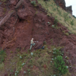 Micromorpholical sampling at Lions Cave